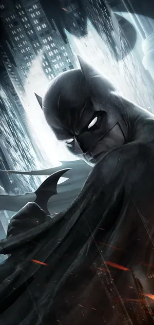 The Dark Knight: Batman In Android Form Wallpaper