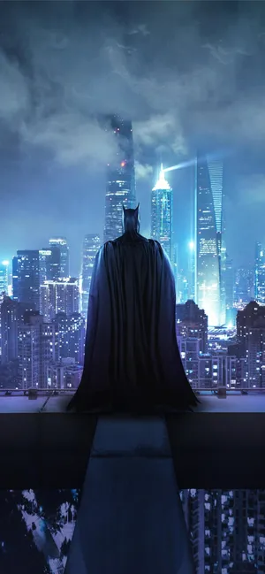 The Dark Knight In Action: Batman Arkham City For Iphone Wallpaper