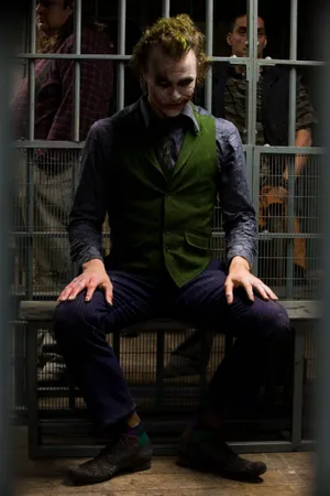 The Dark Knight Joker In Cell Wallpaper
