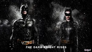The Dark Knight Rises Batman And Cat Woman Wallpaper