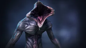 The Demogorgon Lurking In Stranger Things Wallpaper