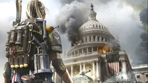 The Division 2 Burning White House Wallpaper
