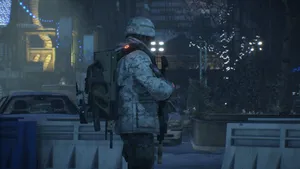 The Division Military Man Wallpaper