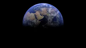 The Earth In Half Wallpaper