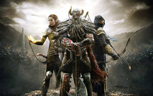 The Elder Scrolls Online Warriors Wallpaper