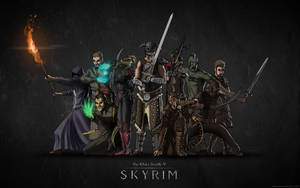The Elder Scrolls Skyrim Team Wallpaper