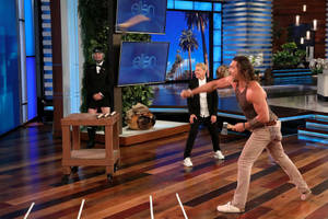 The Ellen Show With Jason Momoa Wallpaper