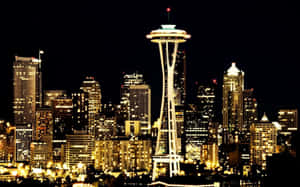 The Emerald City Exuding Its Eternal Glow Wallpaper