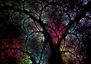 The Famous Tree Of Life Symbolic Of Happiness, Balance, And Fulfillment Wallpaper