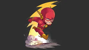 The Flash Dc Comics Chibi Wallpaper