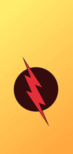 The Flash Logo Gradient Background Wallpaper