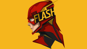 The Flash Yellow Hd Background Wallpaper