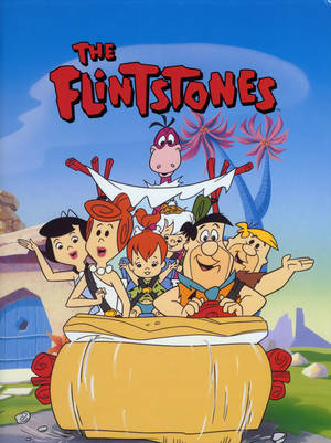 The Flintstones Cartoon Poster Wallpaper