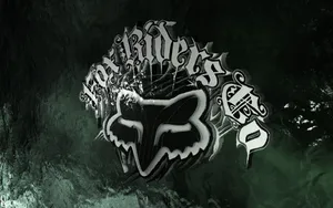 The Fox Logo On A Dark Background Wallpaper
