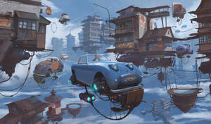 The Future Of Tech Travelling Wallpaper