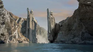 The Gates Of Argonath Lotr Wallpaper