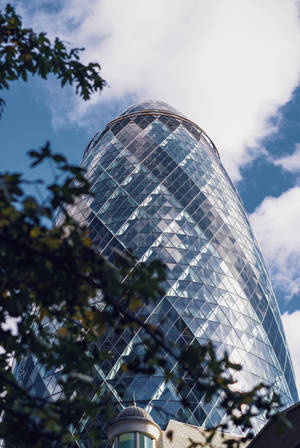 The Gherkin Stunning View Wallpaper