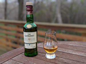 The Glenlivet 12 Year Old Glass Of Drink Wallpaper