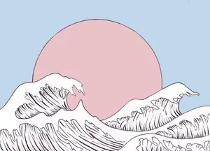 The Great Wave Off Kanagawa Wallpaper