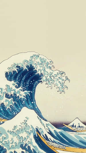 The Great Wave Off Kanagawa Wallpaper