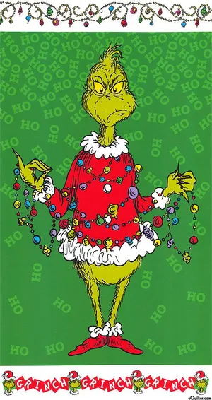 The Grinch Christmas Poster Wallpaper