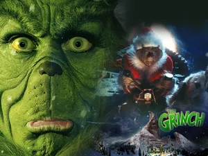 The Grinch Wears His Heart On His Sleeve This Christmas Wallpaper