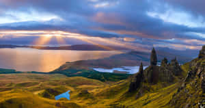 The Highland Mountains, Scotland Wallpaper