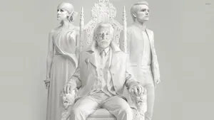 The Hunger Games White Statue Wallpaper