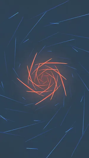 The Iconic Iphone In A Simple Blue Tone Wallpaper