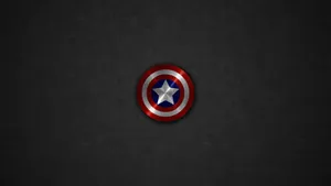 The Iconic Logo Of Captain America Wallpaper