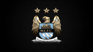 The Iconic Manchester City Logo Wallpaper
