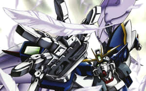 The Iconic Mobile Suit Gundam Wing Wallpaper
