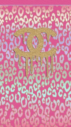 The Iconic Pink And Black Color Scheme Of The Chanel Logo Wallpaper