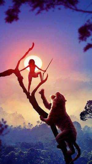 The Jungle Book Sunset Wallpaper