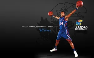 The Kansas Jayhawks Pride Themselves On Their Commitment To Excellence. Wallpaper