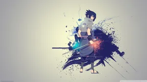 The Kusanagi Sword Of Sasuke Uchiha Wallpaper