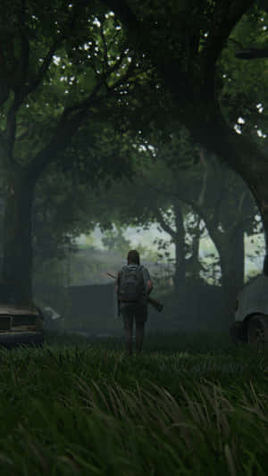 The Lastof Us Survivorin Forest Wallpaper