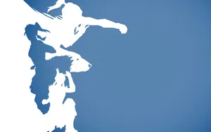 The Legend Of Korra Blue Minimalist Wallpaper