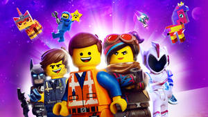 The Lego Movie 2 Astronauts In Space Adventure Wallpaper