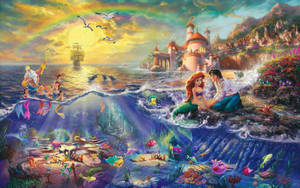 The Little Mermaid And Prince Eric Wallpaper