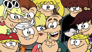 The Loud House Compressed Family Portrait Wallpaper