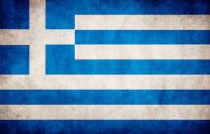 The Majestic Greek Flag In Digital Art Wallpaper