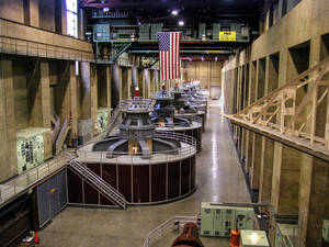 The Majestic Interior Of The Hoover Dam Wallpaper