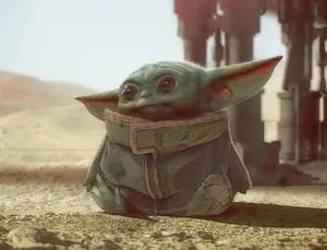 The Mandalorian Baby Yoda Wallpaper