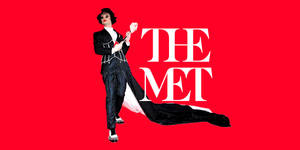 The Met Gala Ezra Miller Poster Wallpaper