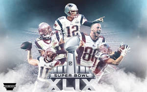 The New England Patriots Celebrate Winning Super Bowl Xlix Wallpaper