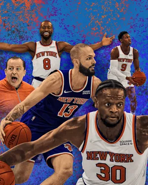 The New York Knicks Stay In Playoff Contention Wallpaper
