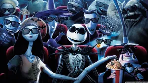 The Nightmare Before Christmas Cinema Watch Wallpaper
