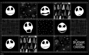 The Nightmare Before Christmas Faces Of Jack Wallpaper