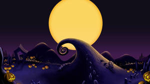 The Nightmare Before Christmas Landscape Wallpaper